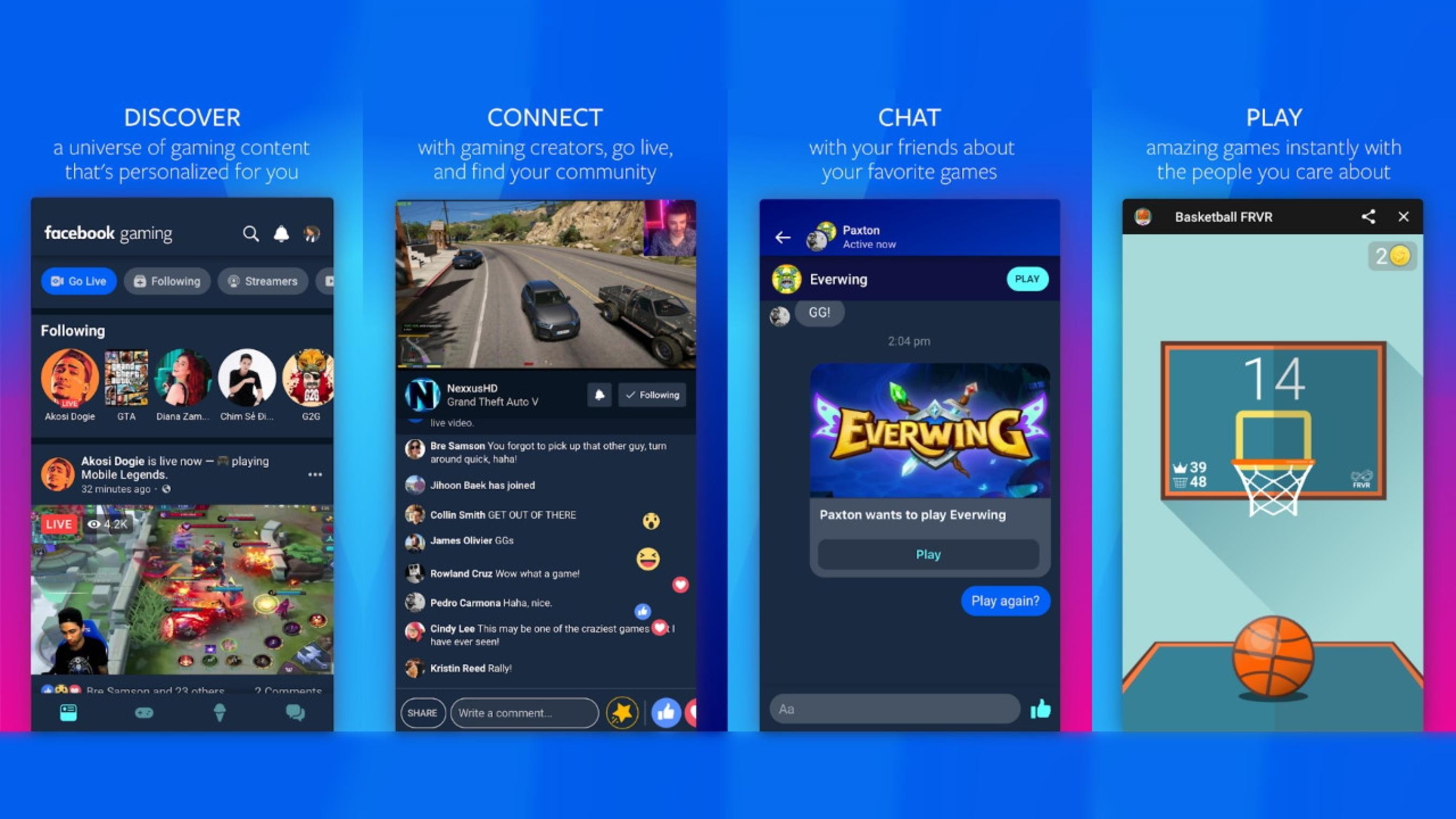 Gaming App dhe Go Live: Facebook po konkurron Twitch dhe YouTube