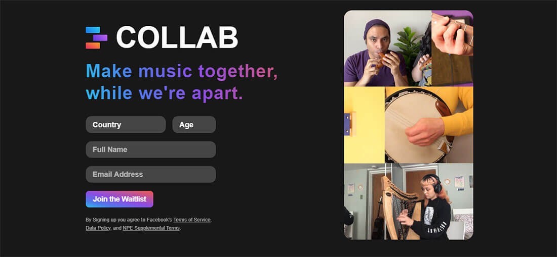 Facebook me një vibe muzikor për funksionet e reja.