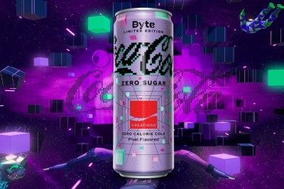 Një Coca-Cola me shije pixel.