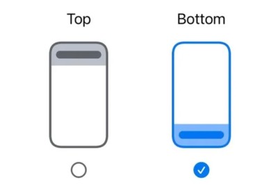 Dy vjet pas Safari, Chrome planifikon t'ju lejojë të zhvendosni shiritin e adresave në fund